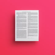 Master Coaching Agreement Form